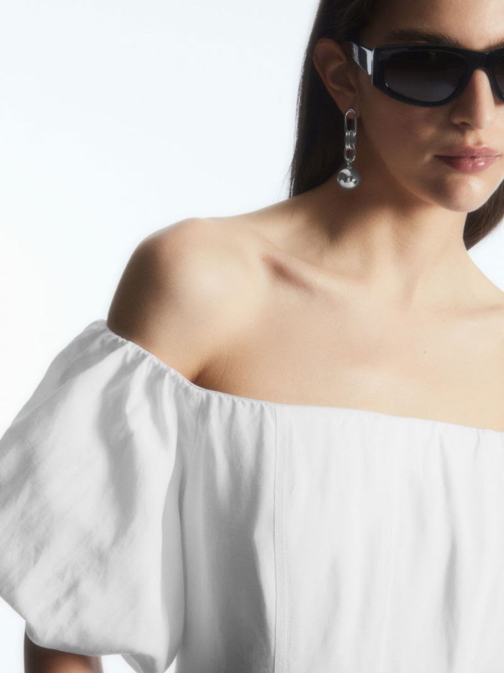 COS Perfect White Spring/Summer Dress - Brand New w/Tags - Picture 3 of 9